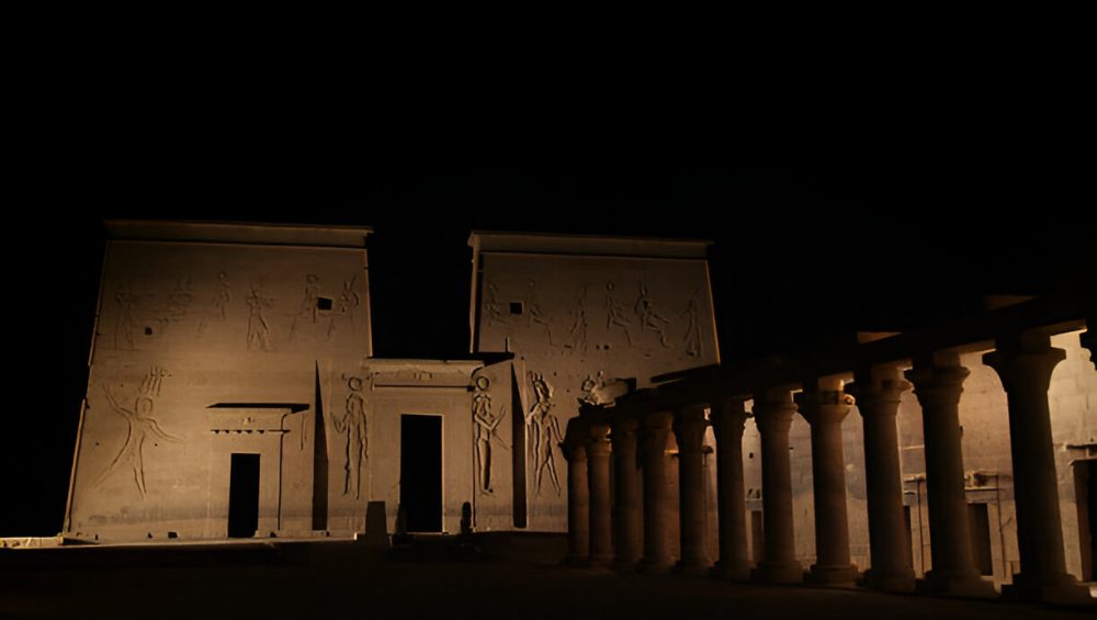 Sound and Light Show at Philae Temple in Aswan