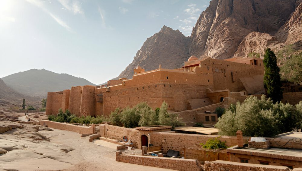 Saint Catherines Monastery Mount Sinai From Sharm El Sheikh
