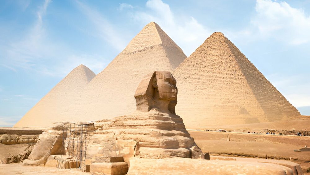 Giza Pyramids Sphinx Memphis and Saqqara Day Tour