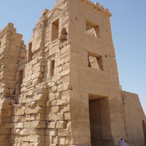 The Syrian migdol tower of Habu temple - Egypt Vacation Tours