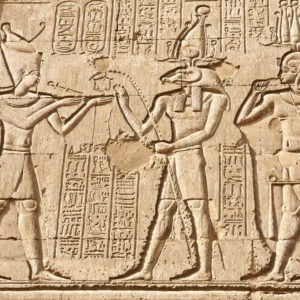 The god Khnum of Esna Temple - Egypt Vacation Tours